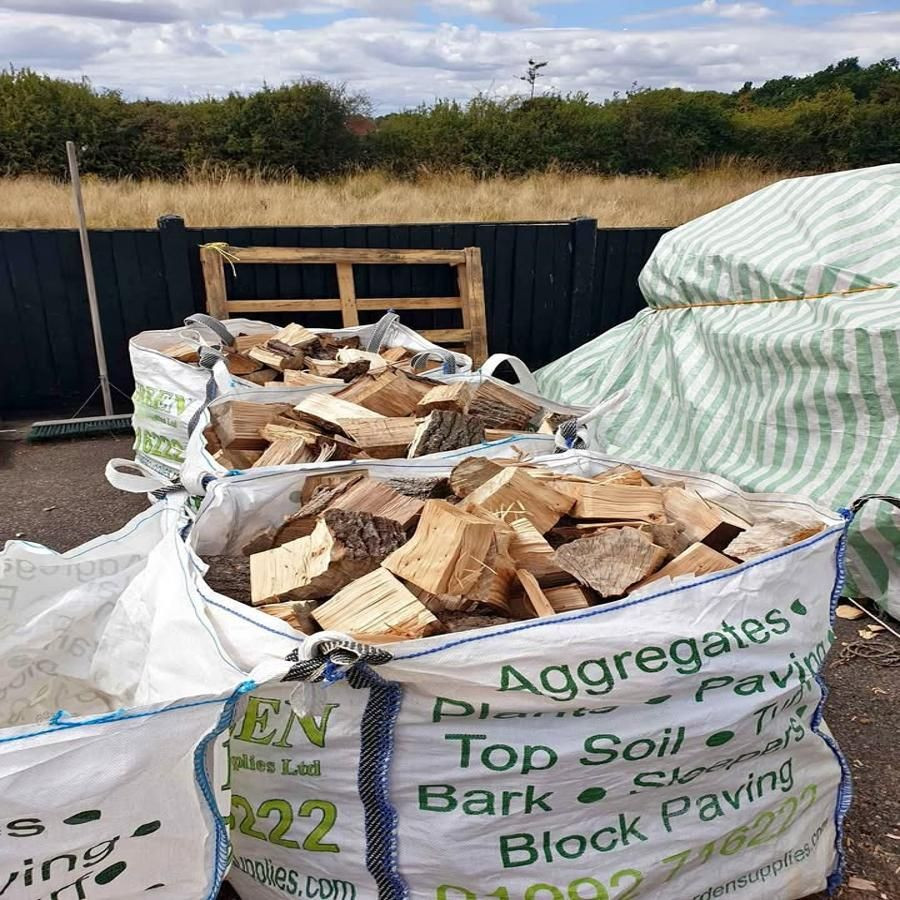 Bulk Quantity Hard Wood Firewood for Energy Use-Includes Birch Oak and Beech Logs As Well As Mangrove Hardwood