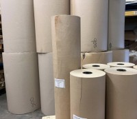 Factory Supply Kraft Paper Roll for Make Food Bags or Lunch Box Material Craft Paper PE Offset Printing Brown Virgin Pa