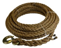 Manila Rope -Natural Fibers Moisture & Weather Resistant Rope for Marine, Decor, Indoor and Outdoor Use