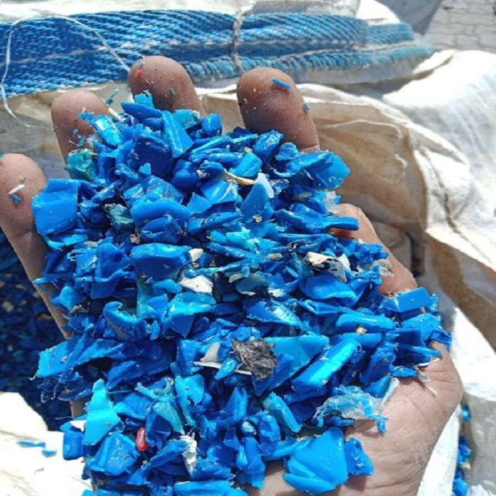 Hdpe Drum Scrap Regrind Blue Hdpe Plastic Drums Scrap 100kg 1000kg Big Bags Scrap Hdpe Regrind for Sale
