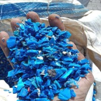 Hdpe Drum Scrap Regrind Blue Hdpe Plastic Drums Scrap 100kg 1000kg Big Bags Scrap Hdpe Regrind for Sale