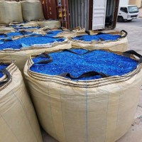 Hdpe Drum Scrap Regrind Blue Hdpe Plastic Drums Scrap 100kg 1000kg Big Bags Scrap Hdpe Regrind for Sale